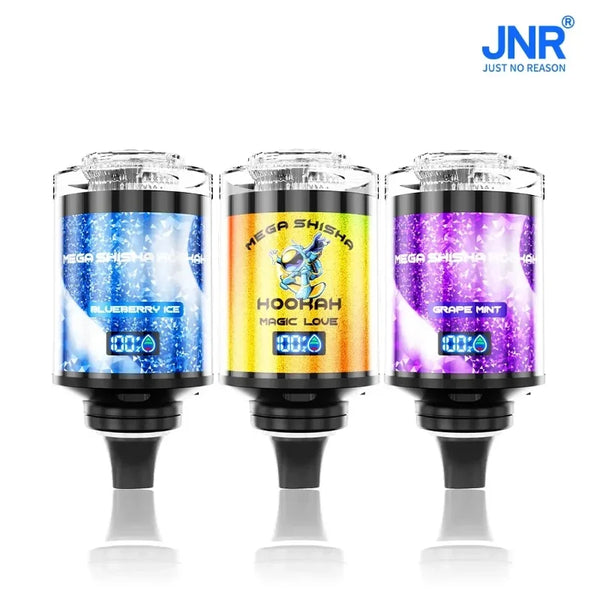 🌬️ JNR – Mega Shisha Hookah – 100 000 Puffs (Boîte de 10)
